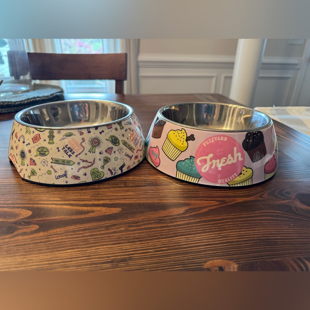 Set of 2 Fuzz Yard pet bowls - L